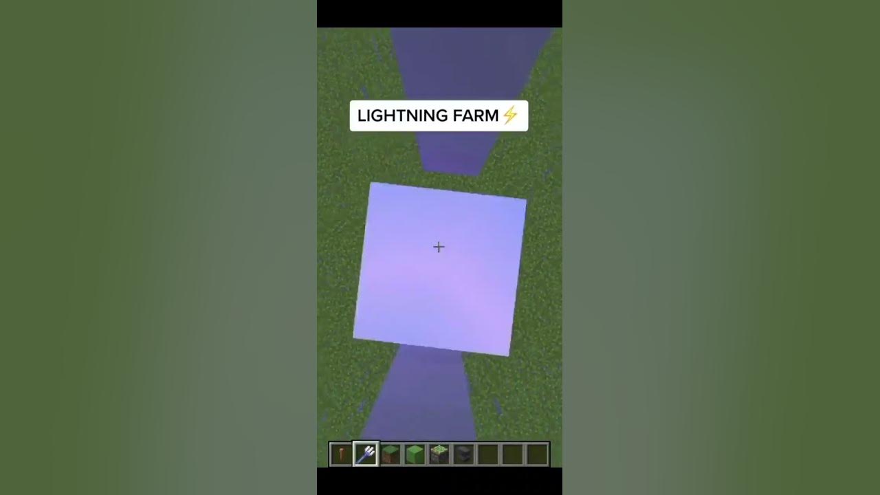 How To Make A Lightning Farm In Minecraft Minecraft lightning farm - YouTube