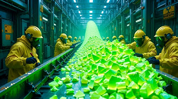 HOW Enriched URANIUM is PRODUCED ☢️ | INDUSTRIAL PROCESS 🏭