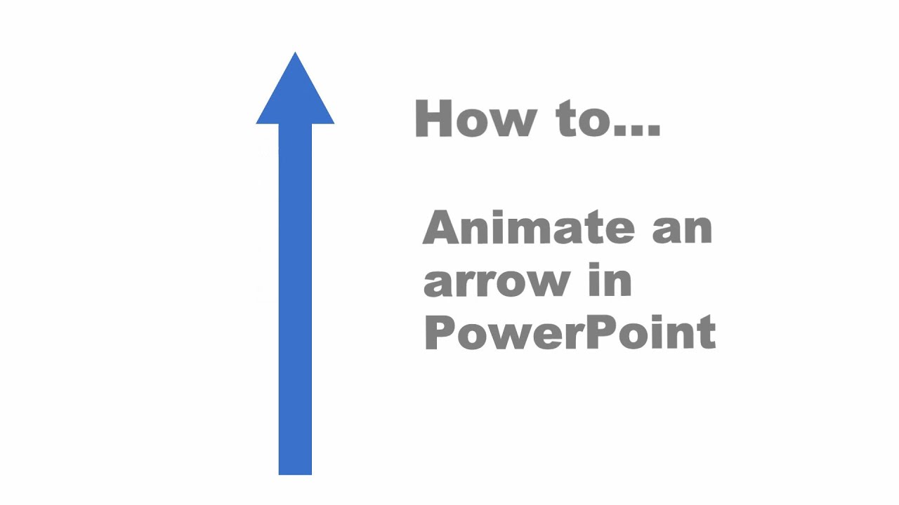 Animating an arrow in PowerPoint YouTube