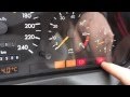 How works warning lights in Mercedes Benz dashboard