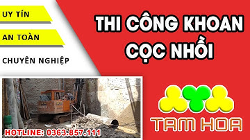 Thi công khoan cọc nhồi tại 19 hoà mã | Công Ty Tam Hoa