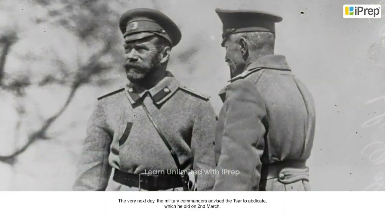 The February Revolution in Petrograd | chapter 2  | History | Class 9th | iPrep