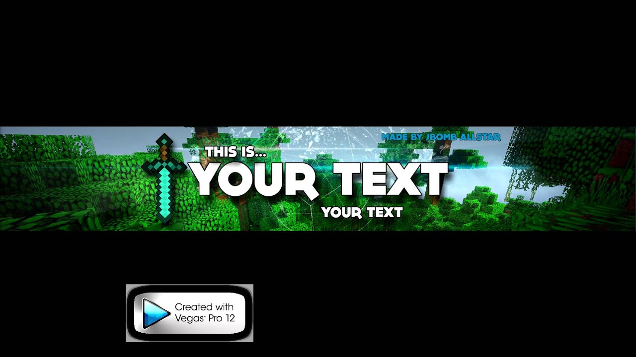 Youtube Channeldesign/Kanalbanner Minecraft Style + DOWNLOAD ...