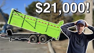 Best Dump Trailer for Construction (16' BWISE Ultimate Dump)