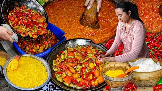 KETEMU KULINER TRADISIONAL DI TENGAH DESA YANG SELALU RAMAI PEMBELI! SAMBEL ALE KRAOOZ BOJONEGORO