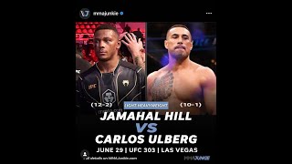 Jamahal Hill vs Carlos Ulberg (UFC-303)Highlights/Breakdown/Prediction