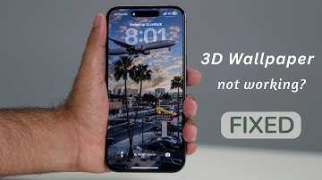 iOS 26 Spatial Wallpaper(3D Wallpaper) Not Working? Here