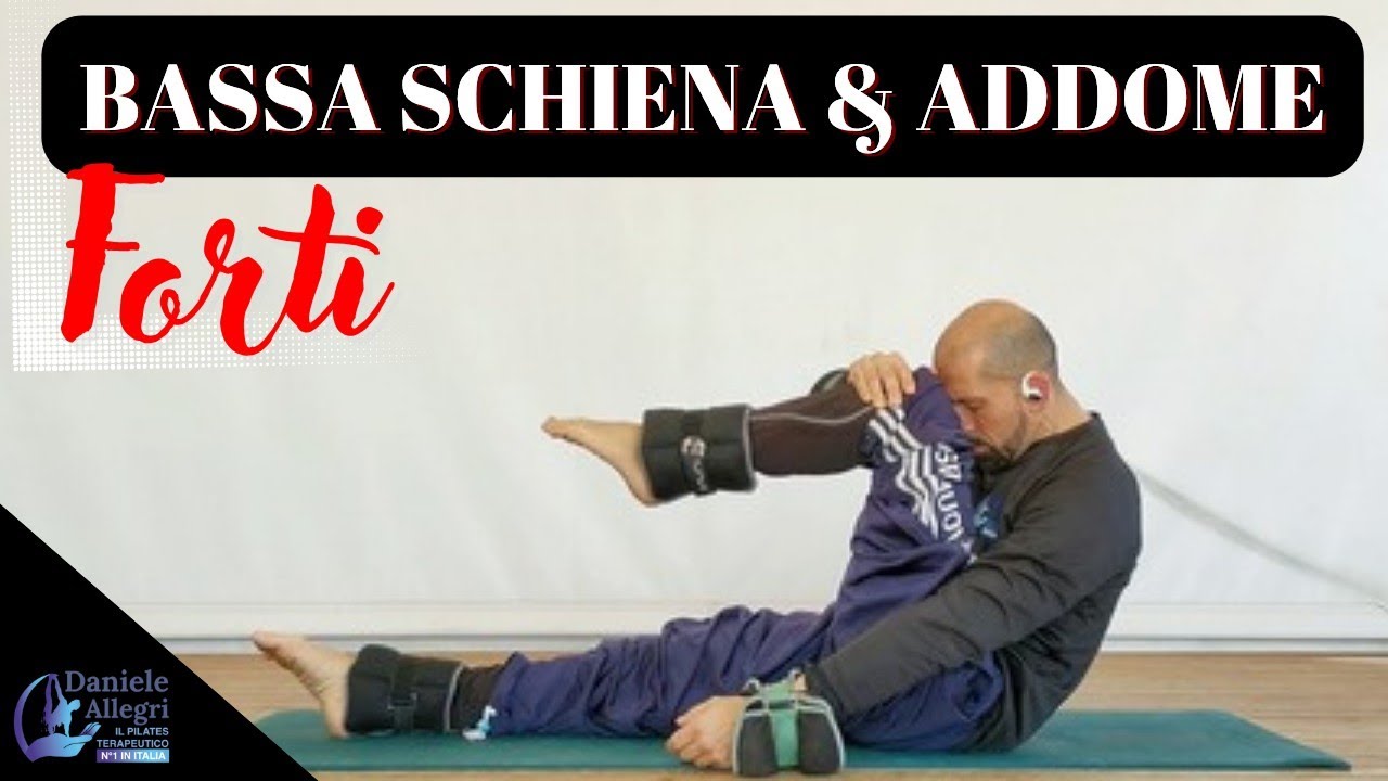 BASSA SCHIENA & ADDOME FORTI  #pilatesonline #addome #schiena #danieleallegri #pilatesworkout