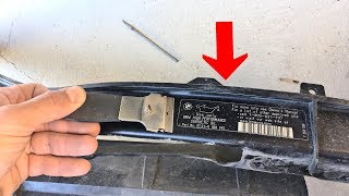 HOW TO REMOVE EMISSION STICKER VIN STICKER FROM CAR HOOD screenshot 4