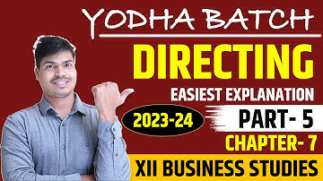 Communication | Directing Part 5 | Process, Formal & Informal communication | Class 12 business st.