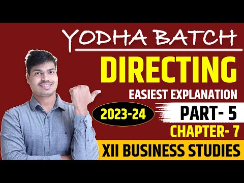 Communication | Directing Part 5 | Process, Formal & Informal communication | Class 12 business st.