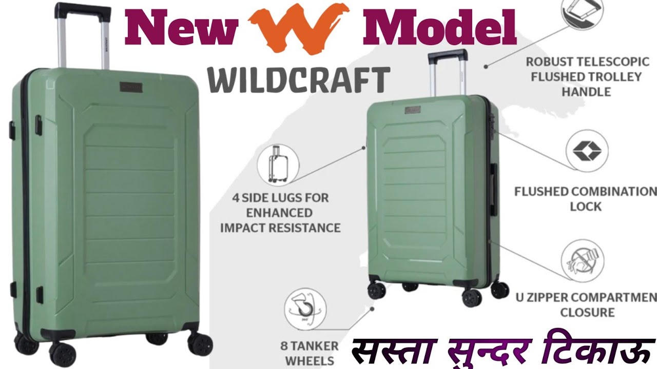Watch Wildcraft New Model Hard Luggage Trolly Bag Unbreakable #americantourister #trollybag #bags on YouTube Watch Wildcraft New Model Hard Luggage Trolly Bag Unbreakable #americantourister #trollybag #bags on YouTube