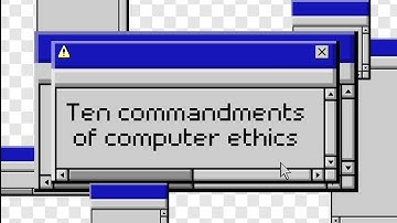 12 STEM A Group 1 - 10 COMMANDMENTS OF COMPUTER ETHICS