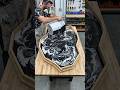 Marbled Monochrome Resin Coffee Table! 🖤
