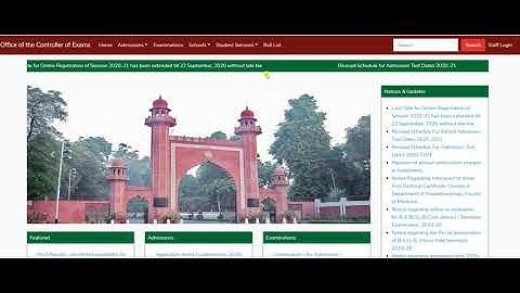 AMU ONLINE REGISTRATION 2020-21 DATE EXTENDED || SEMESTER EXAMINATION || ALIGARH MUSLIM UNIVERSITY
