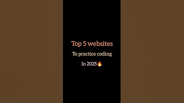 Top Websites to practice coding in 2025|start practising|#coding #trending #programming #website
