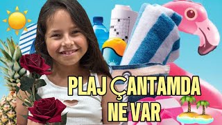 PLAJ ÇANTAMDA NE VAR? 🏖️😲 SÜRPRİZLERLE DOLU! #plajçantam #çantamdanevar #tatilvlog #holiday