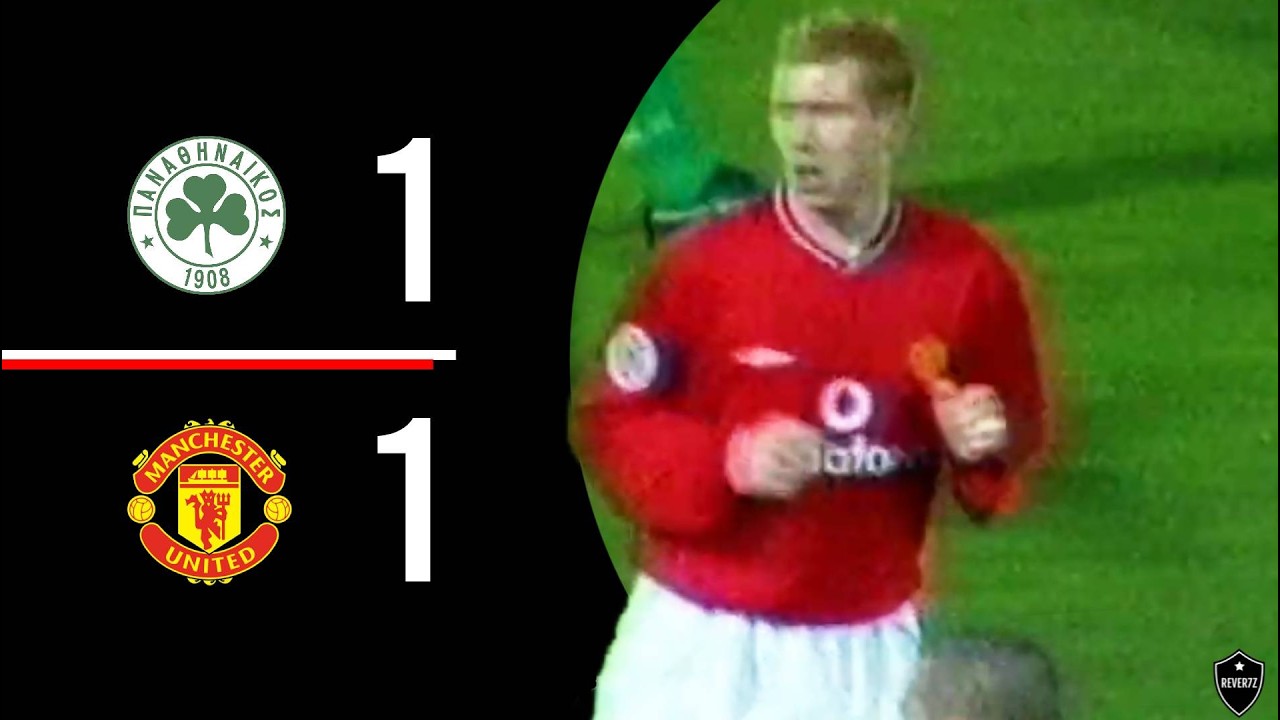Panathinaikos v Manchester United | Paul Scholes Late Show | Highlights | On This Day | March 2001