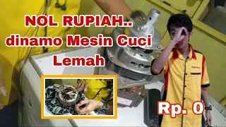 NOL RUPIAH..dinamo Mesin Cuci Lemah
