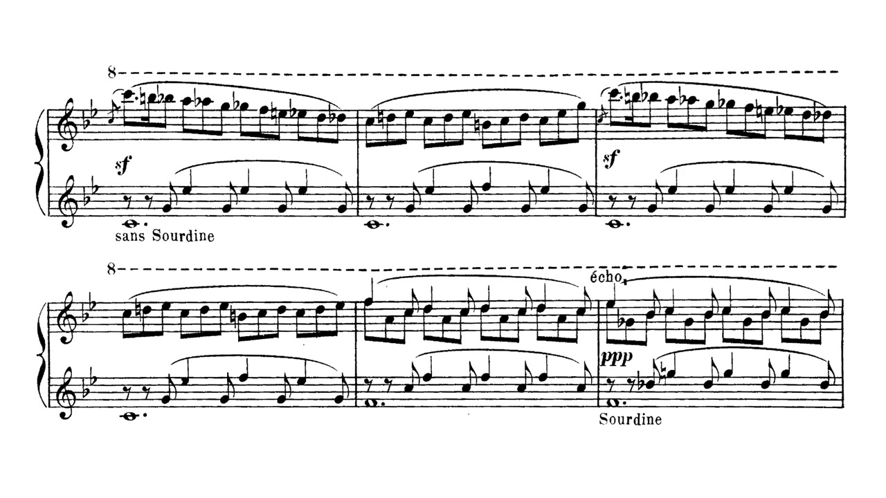 Séverac - "Où l'on entend une vieille boîte à musique" from 'En Vacances' (Audio+Sheet) [Hambourg]