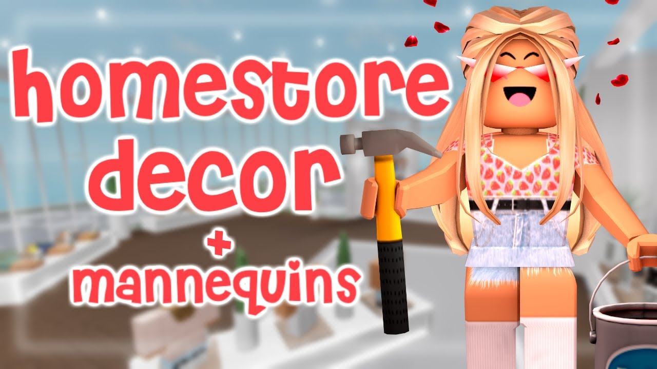 How To Build Homestore Decor Mannequins Roblox Studio Youtube - how to make a homestore roblox