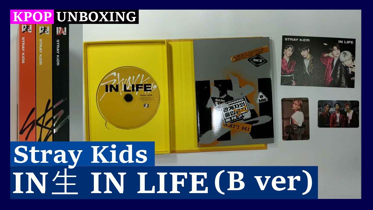 Unboxing Stray Kids [IN生 IN LIFE] (B ver) 스트레이 키즈 한정반