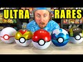 Testing Out 6 DIFFERENT Pokeball Tins and *SO MANY ULTRA RARE* Pokemon Cards Were Inside! [opening]