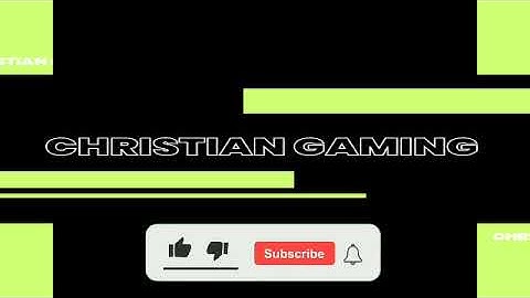 MY NEW INTRO VIDEO | Christian Gaming