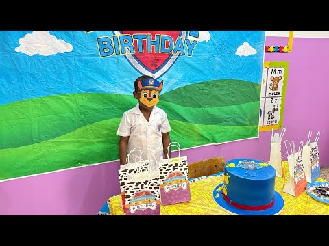 It’s Azhaf 4th birthday celebration 🎉 