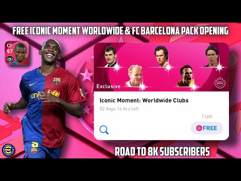 FREE ICONIC & BARCELONA ICONIC MOMENT PACK OPENING 🔴SQUAD REVIEW🔴LEGEND SQUAD CHALLENGE🔴PES21 MOBILE
