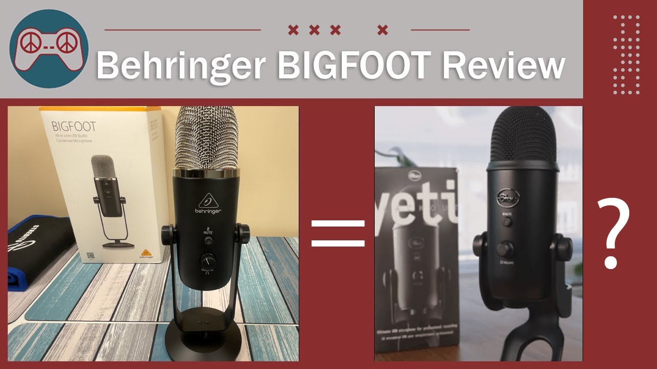 Microfono Behringer Bigfoot Usb para Podcast y Home Studio