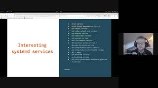 Systemd units and other fun things on the node