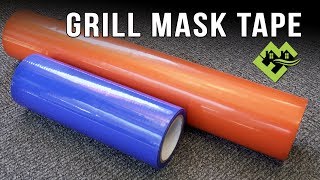 Perforated Grill Mask Tape, Method B Blower Door Duct Testing