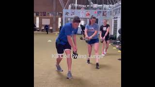 KB Coil Swing Lunge