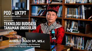Ahmad Hadi S.P., M.Sc. - PDD-UKTPT Bidang Pengajaran - Sertifikasi Dosen 2026 - Prodi Agroteknologi