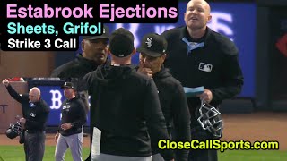 E24-5 - Gavin Sheets and Pedro Grifol Ejected by Mike Estabrook After Umpire's Strike Three Call