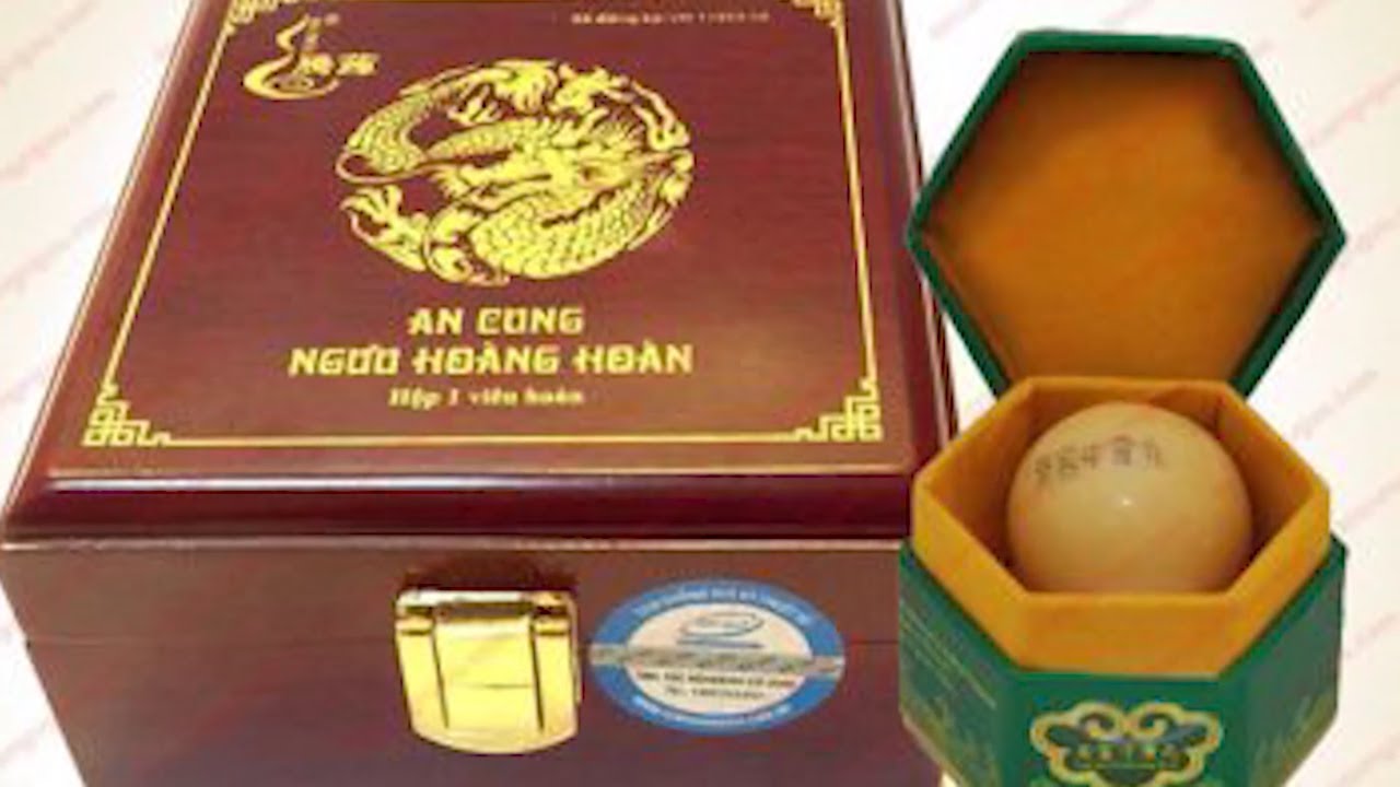 An Cung Ngưu Hoàng Hoàn hộp thiếc đỏ ĐNĐ