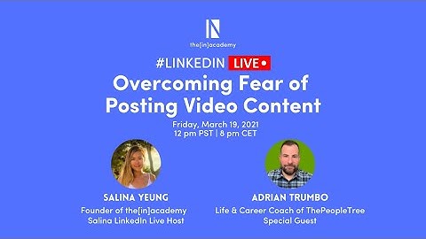 How to Overcome Fear of Posting Video Content | LinkedInLive #8