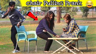 chair pulling prank on girls | BY AJAHSAN