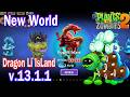 Pvz 2 13.1.1 - New World Dragon Li Island in Plants vs Zombies 2 & Team Three Electric Peashooter