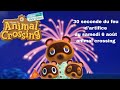 30 seconde du feu dartifice du samedi 6 aot animal crossing