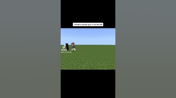 I made a portal gun in MINECRAFT | command creation