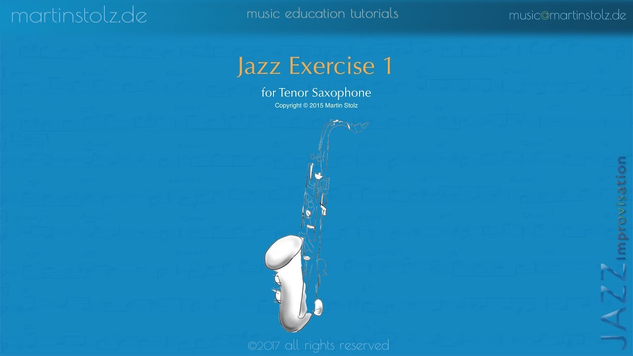 Jazz Exercise 1 for Tenor Saxophone YouTube