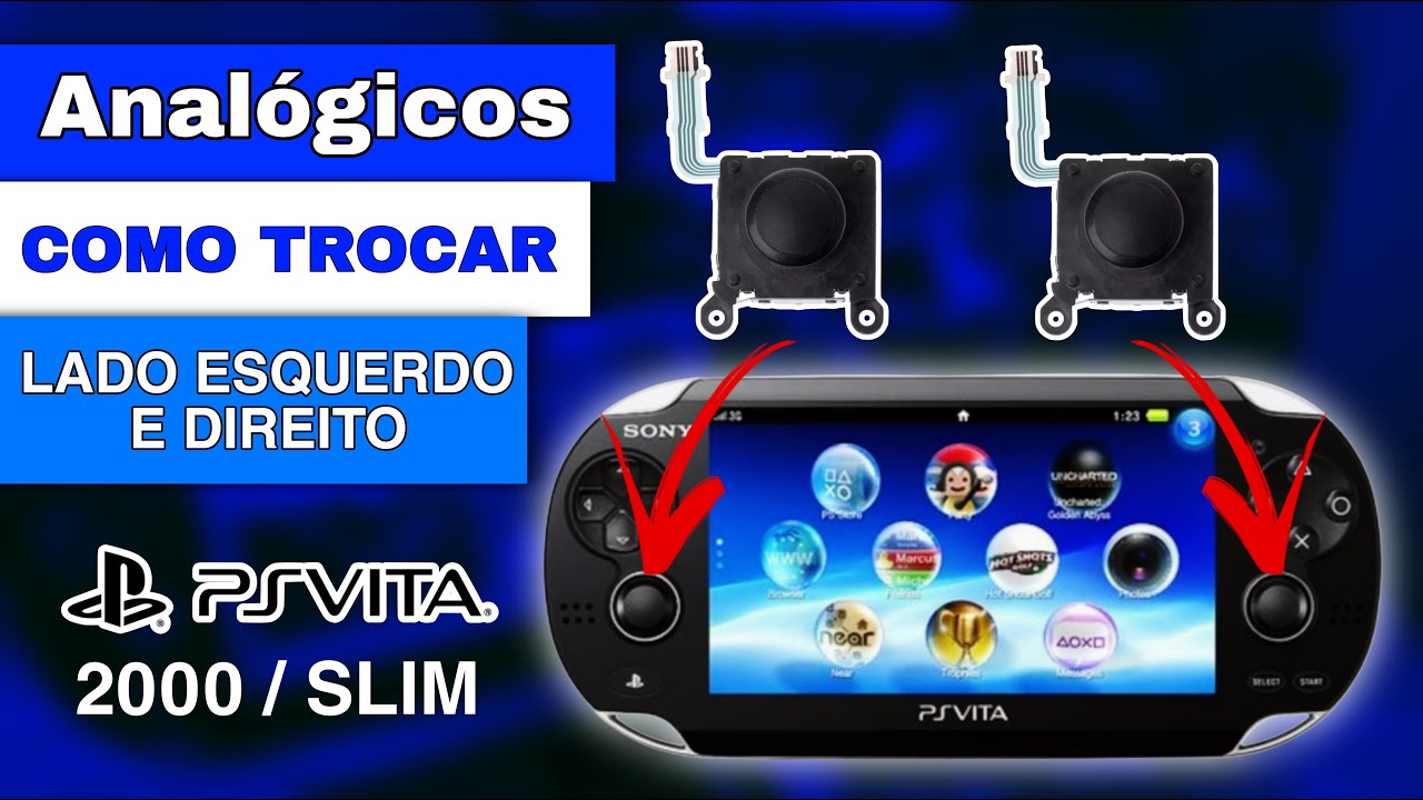 Ps Vita 2000 How to Swap Analog Sticks - YouTube