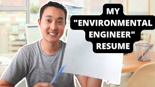 The Resume that got me my Environmental Engineering Job | Environmental-related Job Search Tips