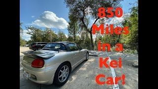 Kei Car Roadtrip  850 Miles in a Suzuki Cappuccino!