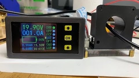 Voltage and Current hall effect LCD display plus many more functions - Part 1