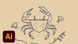 Draw Along with Kyle T Webster - Crab Adobe Creative Cloud