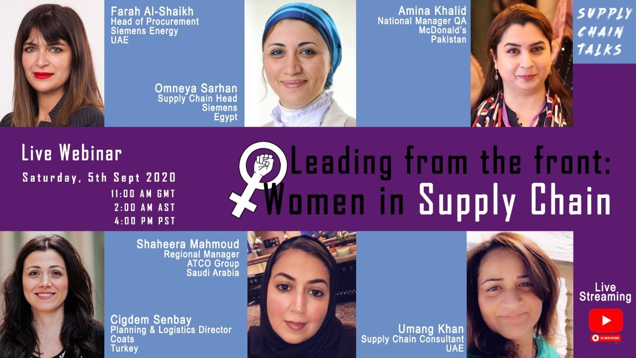 Leading from the front - Women in Supply Chain | Live Webinar | Supply ...