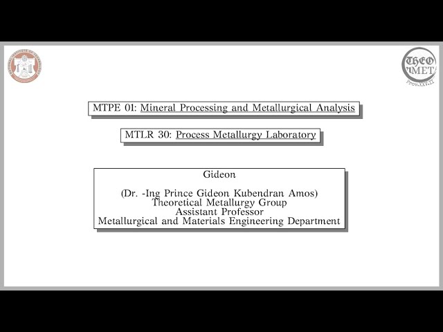 Bonds and crystal structure in Mineral (contd.) - MTPE01